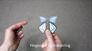 Fliegenden Schmetterling basteln [upl. by Benedikta]