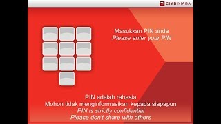 Cara Registrasi Go Mobile di ATM CIMB Niaga  Cara Daftar MBanking [upl. by Yessac659]