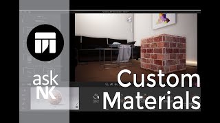 TwinMotion 2019  Creating Custom Materials [upl. by Petta]