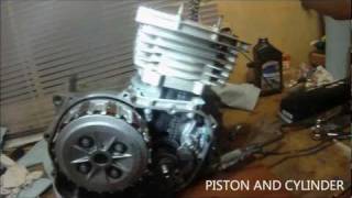 Complete single cylinder rebuild 600cc RFVC XR600R 9 of 11 [upl. by Hartzke]