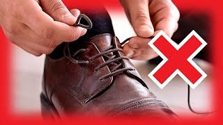 Tying YOUR Dress Shoes INCORRECTLY  How To EASILY Straight Bar Lace Video Tutorial  RMRS [upl. by Homovec296]