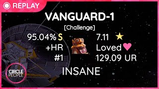 osu  Aricin  IIL  VANGUARD1 Challenge HR 9504 1 LOVED 409pp if ranked [upl. by Maharva]