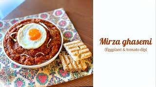 Mirza ghasemi persian eggplant dip an easy decision idea for dinner or lunch or side dish [upl. by Jaime]