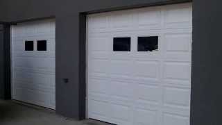 some Doorlink 3610 commercial garage doors in AuroraIL for the Food Pantry [upl. by Schmeltzer347]