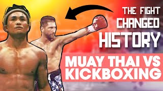 Muay Thai vs Kickboxing quotThe Legendary Fight That Changed Historyquot [upl. by Strep]