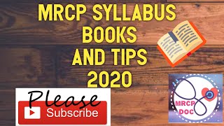 MRCP PART ONE SYLLABUS  BOOKS AND TIPS [upl. by Klute290]