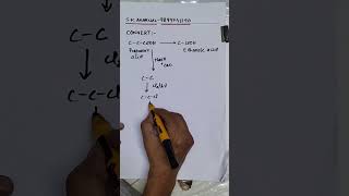 Convert Propanoic Acid into Ethanoic Acid chemistry study [upl. by Ysdnil]