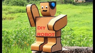 science experiment rc controlled robotmake robot with cardboard Bluetooth using Arduino [upl. by Allesor]