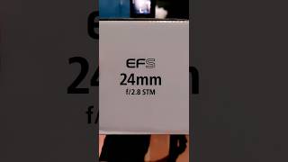 Canon EFS 24mm 28 STM QuickReview fyp canon canonlens camera videography photography review [upl. by Foulk397]