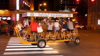 Nashville Pedal Tavern  One way to Drink amp Drive [upl. by Kipp]