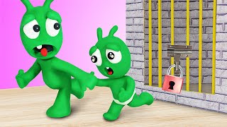 Pea Pea Helps Brother Get Out of Escape Room  Pea Pea World  Cartoon for kids [upl. by Anoj314]