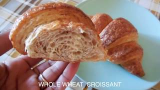 WHOLE WHEAT CROISSANT  WHOLE GRAIN CROISSANT  HOW TO MAKE WHOLE WHEAT CROISSANTS [upl. by Edgard]