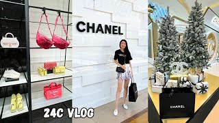 CHANEL 24C Shopping Date with Mum 🙀 So Many New Bag Styles [upl. by Ree]