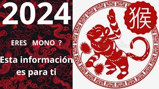 2024 PREDICCIONES PARA EL SIGNO DEL MONO [upl. by Leugimesoj]