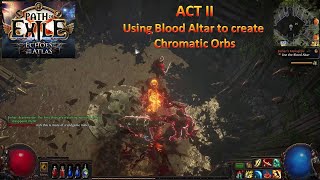 Cómo usar el Altar de Sangre  Animalario Path of Exile  PoE  PS4 [upl. by Aznaed]