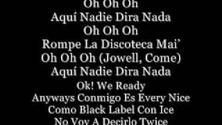 Bailando Fue Ft Jowell y Randy with Lyrics [upl. by Nhguavahs]