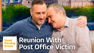 Will Mellor’s Emotional Reunion with Post Office Victim  Good Morning Britain [upl. by Kipper236]