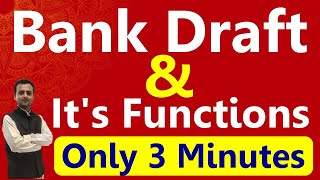 Bank Draft Meaning Functions of Bank Draft  Bank Draft Kaise Banaye  Bank Draft Kya hota hai [upl. by Olleina433]