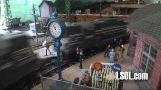 New York Central Model Railroad Layout Tour Amazing Detail in Large Scale [upl. by Ahsienahs142]