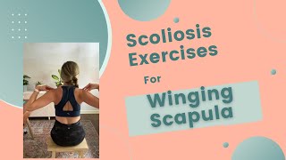 Exercises for a winging scapula with scoliosis [upl. by Thirion]