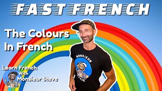 Fast French 8  The Colours  Les Couleurs Chanson  For Kids amp Beginners Shorts [upl. by Market]