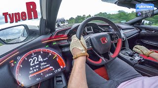 2018 Civic Type R 320hp  0260 kmh LAUNCH START [upl. by Jimmie]