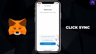 How to Link MetaMask Account on Phone  KK productions [upl. by Gimble204]