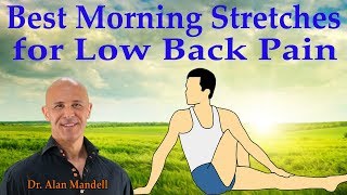 60 Second Morning Stretches to Heal Lower Back Pain  Dr Alan Mandell DC [upl. by Verena]