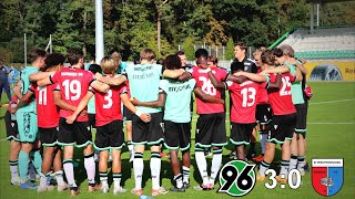 Regionalliga Nord 202324  10 Spieltag  Hannover 96 U23 30 SV DrochtersenAssel  ᴴᴰ [upl. by Beane]