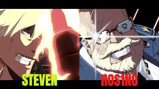 Guilty Gear Strive Steven Sol VS HOS1NO Goldlewis High Level Gameplay [upl. by Dde]