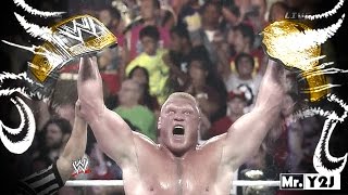 WWE Brock Lesnar quotNew WWE Championquot Titantron Entrance Video 2014 [upl. by Brunella]