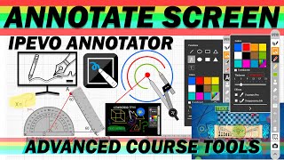 How to Draw and Annotate on Your Screen IPEVO Annotator Tutorial [upl. by Isobel]