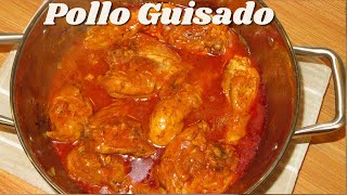 Como Hacer un Rico y Fácil Pollo Guisado Jugoso y con sazón delicioso [upl. by Stultz]