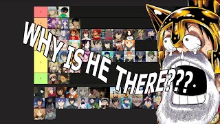 Ive Never Even Heard of this Character  Anime Main Character Tier list [upl. by Ravid]