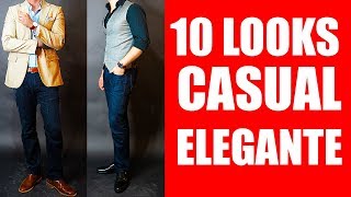 10 Outfits Casual Elegante  Smart Casual [upl. by Whitebook]