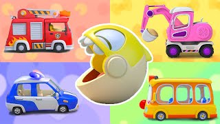 Learn Colors with Street Vehicles  Vehicles Song  Nursery Rhymes amp Kids Songs  BabyBus [upl. by Mcwilliams788]