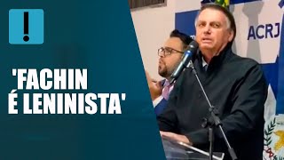 Bolsonaro chama Edson Fachin de comunista [upl. by Enomahs]