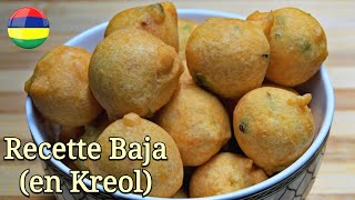 Recette Baja Mauricien en Kreol  Bhajia Special Ramadan [upl. by Itnaihc]