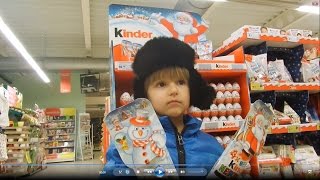 Some Shopping for Kinder Christmas Santa Surprise Eggs​​​ [upl. by Corney]