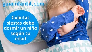 Cuántas siestas necesitan dormir los niños según su edad y cuándo quitarlas  Sueño infantil [upl. by Nellac782]