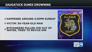 Man drowns at Saugatuck Dunes State Park [upl. by Freud]