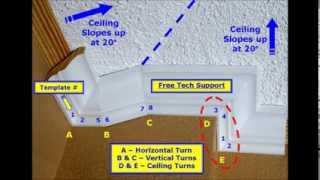 How to Install Crown Molding on a Sloped Ceiling [upl. by Hareema]