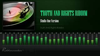 Truth And Rights Riddim  Studio One Version Truth And Rights Riddim HD [upl. by Inej]