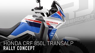 2022 Honda CRF 850L Africa Twin Rally Concept [upl. by Adnovaj]