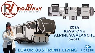 New 2024 Keystone RV Alpine Avalanche Edition 346FL [upl. by Krever]