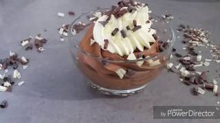 Recette de la Mousse Au Chocolat facon liégeois [upl. by Aiksas]