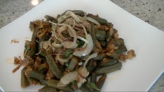 Bhindi Do Pyaza  Indian Okra Recipe [upl. by Placidia]