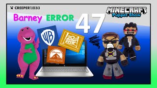 CT83 Barney Error 47  MinecraftPuppetShow [upl. by Jareen]