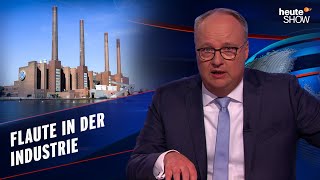 Die Wirtschaft schrumpft – wird Deutschland abgehängt  heuteshow vom 08092023 [upl. by Akinert565]