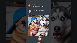 HmmFish dog needs abs hmmfish animation dog cat hardwork animatedstories [upl. by Salbu]